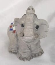 Vintage Vinta 1984  Republican Elephant Figurine GOP Ronald Reagan Stoneware picture