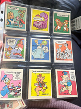58 Vintage 1973-74 Disney Wonder Bread Stickers Unused Near Complete Set picture