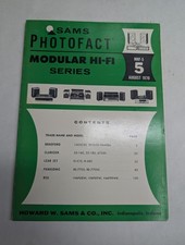 Sams Photofact Modular HI-FI Stereo Series Repair Data Manual Volume MHF-5 1970 picture
