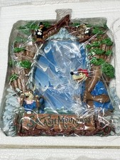 Vtg Disney Splash Mountain Resin 3D Picture Frame Brer Rabbit & Bear NEW picture