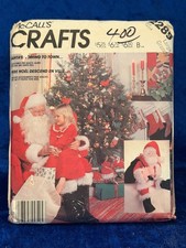 VINTAGE McCALLS CRAFTS PATTERN 2288 “SANTAS COMING TO TOWN” picture