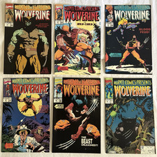 Marvel Comics Presents Wolverine Comic Lot #51-53 #62-63 #71 (1990) picture