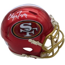 Christian McCaffrey Autographed San Francisco 49ers (FLASH Alternate) Mini Helme picture