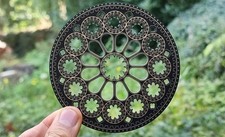 Rosace disc Cathedral of Chartres V2, passive transmitter with resonant cavities picture
