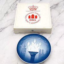 1972 Olympic Games Munich B&G Copenhagen Porcelain Commemorative Plate 7