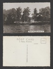 Port Stewart Ontario Postcard Fraser Lake Hastings County Unused Real Photo picture