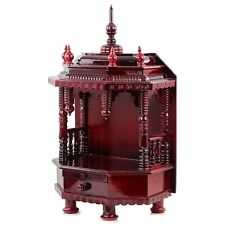 Premium Hand Made Wooden Temple | Wooden Indian Mandir | Sheesham Wooden Madir picture