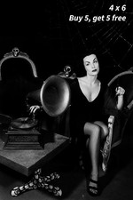 VAMPIRA - 4x6 Publicity Photo 🟣Early 1950s Gothic Horror TV Portrait picture