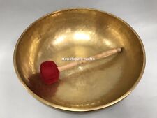 Tibetan Himalayan Large Healing bowl 20 inches singing bowl to stand Inside  picture