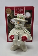 LENOX 2017 Holiday SNOWMAN WITH GIFTS Boxed Figure 6