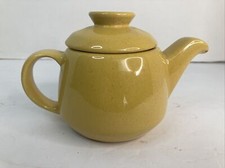 Vintage FRANKOMA Autumn Yellow Teapot with Lid 4