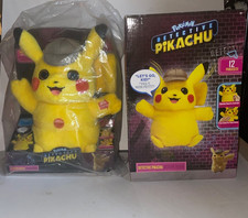 Pokemon Detective Pikachu Plush Stuffed Toy RARE SAMPLE TOYS Lot of 2 picture