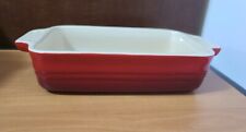 LE CREUSET  Red Casserole Stoneware Baking Pan Dish Small 5