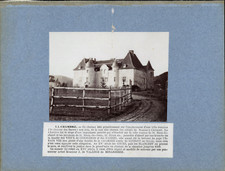 France, Saint-Haon-le-Vieux, Château de Valence vintage print print print d'ep picture
