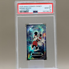 2025 Kakawow Cosmos Disney Lucky Mini Limited Minnie Mouse PSA 10 picture