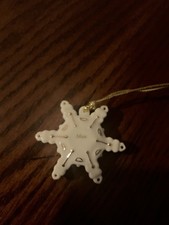 Lenox Snow Flake Ornament with the name Max picture