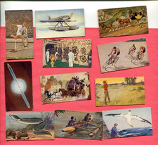 1938 A. & M. WIX SPEED THOUGH THE AGES 11 DIFFERENT TOBACCO CARD LOT picture