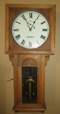 ANTIQUE SETH THOMAS NO.25 WEIGHT DRIVEN TIME PIECE WALL REGULATOR CLOCK 8-DAY picture