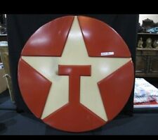 Awesome Mid Century Texaco Advertising Lighted Sign 33” D picture