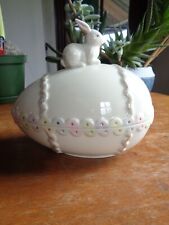 Lenox Easter Bunny Covered Candy Dish picture