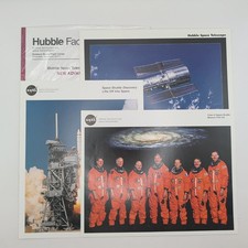 NASA Hubble Space Telescope STS-103 Discovery 4 Piece 8x10 Lithograph Lot picture