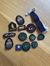 Vintage Girl Guides Cloth Badges Job Lot Patches Badges picture