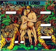 Williams Jungle Lord Pinball Machine Translite  Backglass picture