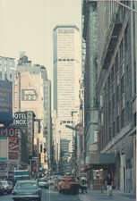 Vintage Photo 1970s Midtown Manhattan New York City Buildings Cars Street View picture