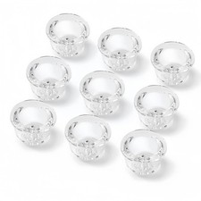 ( Pack of 9 ) 9-Hole Glass Bowl for Silicone Smoking Pipe Glass Replacement Bowl picture