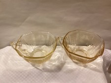 PRINCESS Yellow Apricot Depression Glass Tea Coffee Cup (1) ONLY  multiples 326 picture
