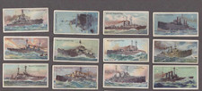 1910 W. D. & H. O. WILLS THE WORLD'S DREADNOUGHTS 25 TOBACCO CARD SET picture