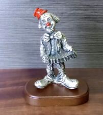 VINTAGE George Good Corporation Clown Playing Accordion Metal Paperweight  picture