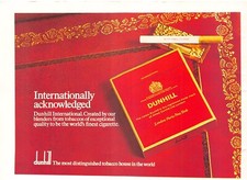 Dunhill Cigarettes Internationally Acknowledged Exceptional 70's Vtg Print Ad picture