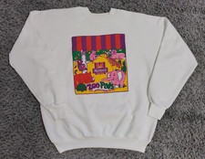 MOTHERS COOKIES  ZOO PALS PROMO LONG SLEEVE SWEATSHIRT HANES XL picture