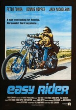 1969 EASY RIDER HARLEY DAVIDSON MOTORCYCLE CHOPPER 12X18 POSTER DENNIS HOPPER picture
