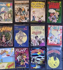 Huge Lot Of 96 Underground Comix. fine condition.  Some Gems picture
