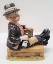 Melody in Motion / Members Only / Willie the Hobo Porcelain Figurine - 07314 picture