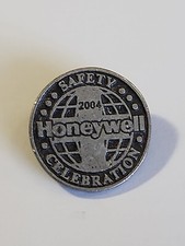 Honeywell Safety Celebration Lapel Pin 2004 Gray Color Metal  picture