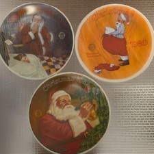 Norman Rockwell Collector Christmas Plates 1980, 1986 & 1987 8