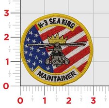 H-3 SEA KING MAINTAINER EMBROIDERED PATCH picture