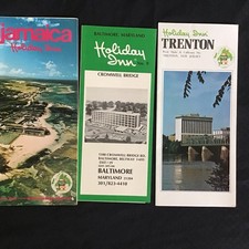 1970s Trenton , Jamaica , Baltimore Holiday Inn Vintage Hotel Travel Ad Lot Of 3 picture