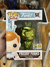 Freddy Funko 2017 Green Chrome Pop Limited 425pcs Edition RARE picture