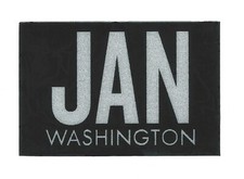 1977-1999 'JAN' January WASHINGTON TAB Sticker for Vintage License Plates-NICE picture