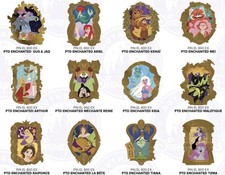 DLP Pin Trading Night PTD Enchanted Complete Set 12 Pins LE 800 Disneyland Paris picture