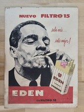 EDEN BRAND CIGAR NEW 15 ART ARTIST ORIGINAL DESIGN POSTER XXL 1940s VINTAGE picture