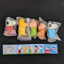 2007 Bandai Peanuts 1 #40 Mini PEZ Complete Set 5 Gashapon Japan Toy 4 Inserts picture