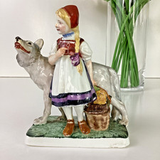 Meissen Red Riding Hood Fairy Tale Porcelain Figurine Martin Wiegand Germany picture