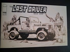 The Last Driver #1 Rare Bandicoot Variant(Image Comics)Limited 750. NM+ to NM/M. picture