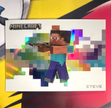 Panini 2024 Panini Minecraft Prizm Steve #7 Non-Sport Trading Card picture