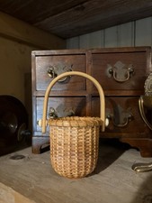 Vintage Miniature Nantucket Basket 3 Inch picture
